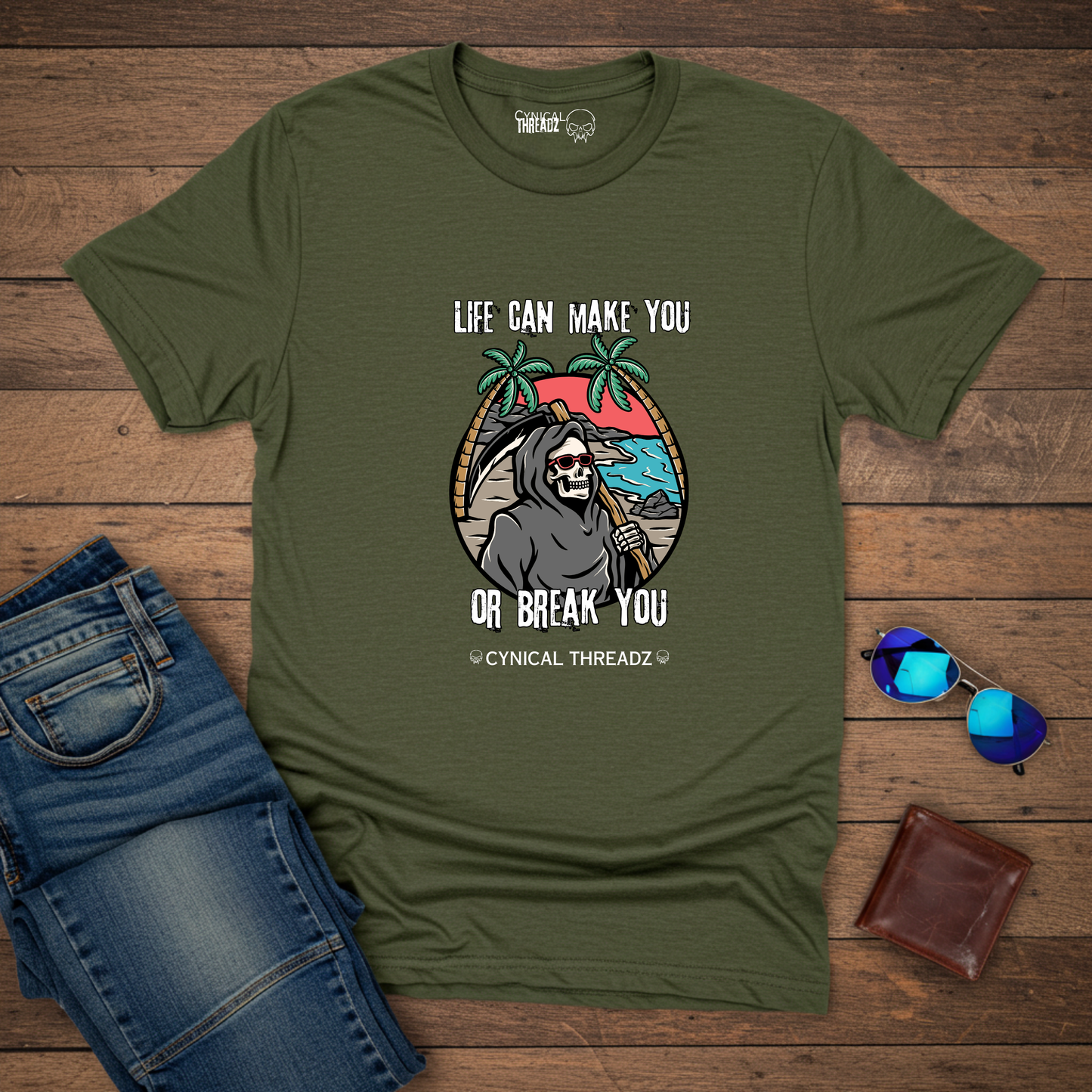 Life Can Make You or Break You Unisex T-Shirt