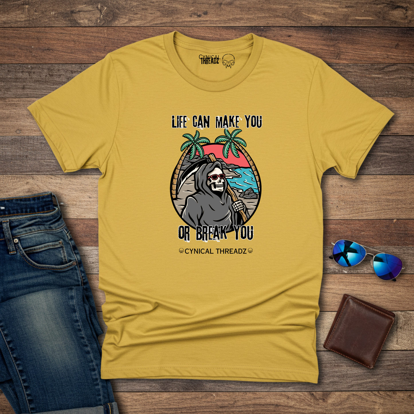 Life Can Make You or Break You Unisex T-Shirt