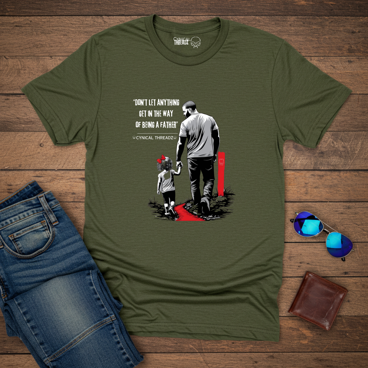 Don't Let Anyone Get In the Way Of Being a Father Unisex T-Shirt -
