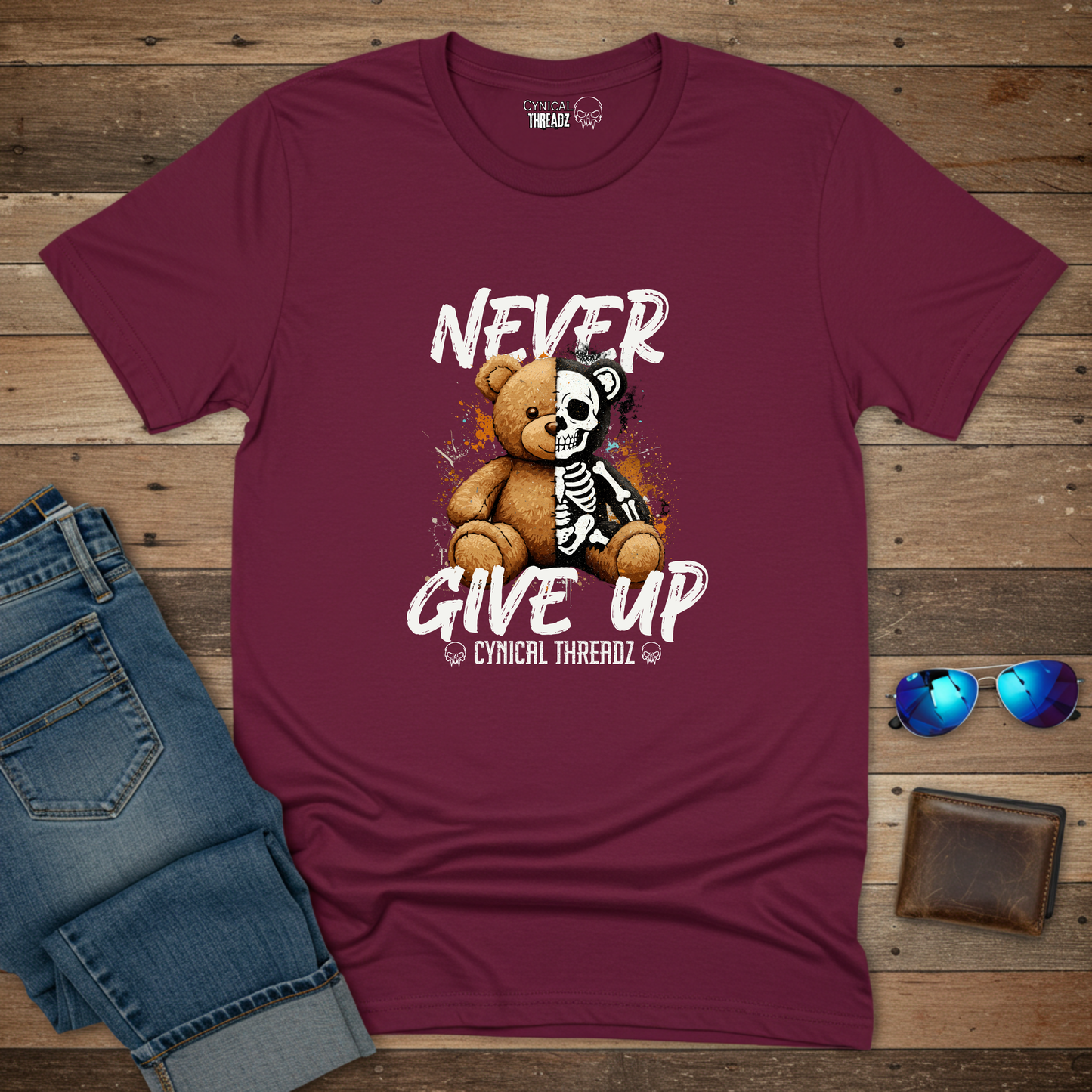 Never Give Up Design