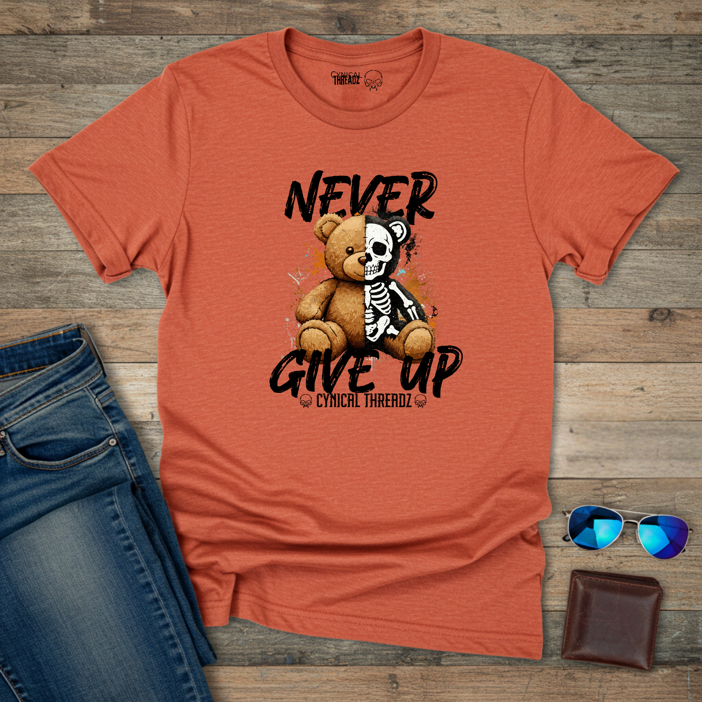 Never Give Up Design