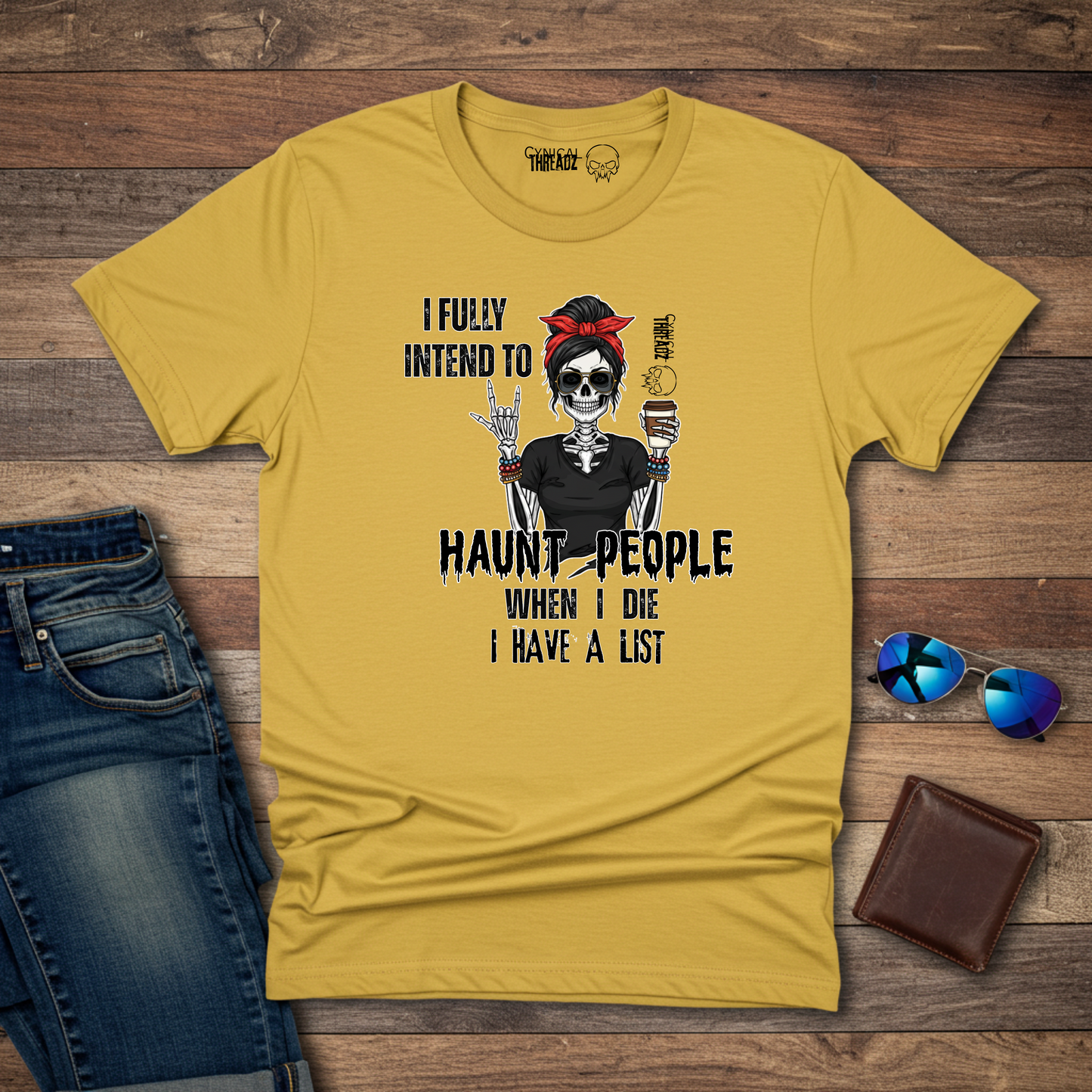 Boss B*tch I Fully Intend to Haunt People, Unisex T-Shirt -