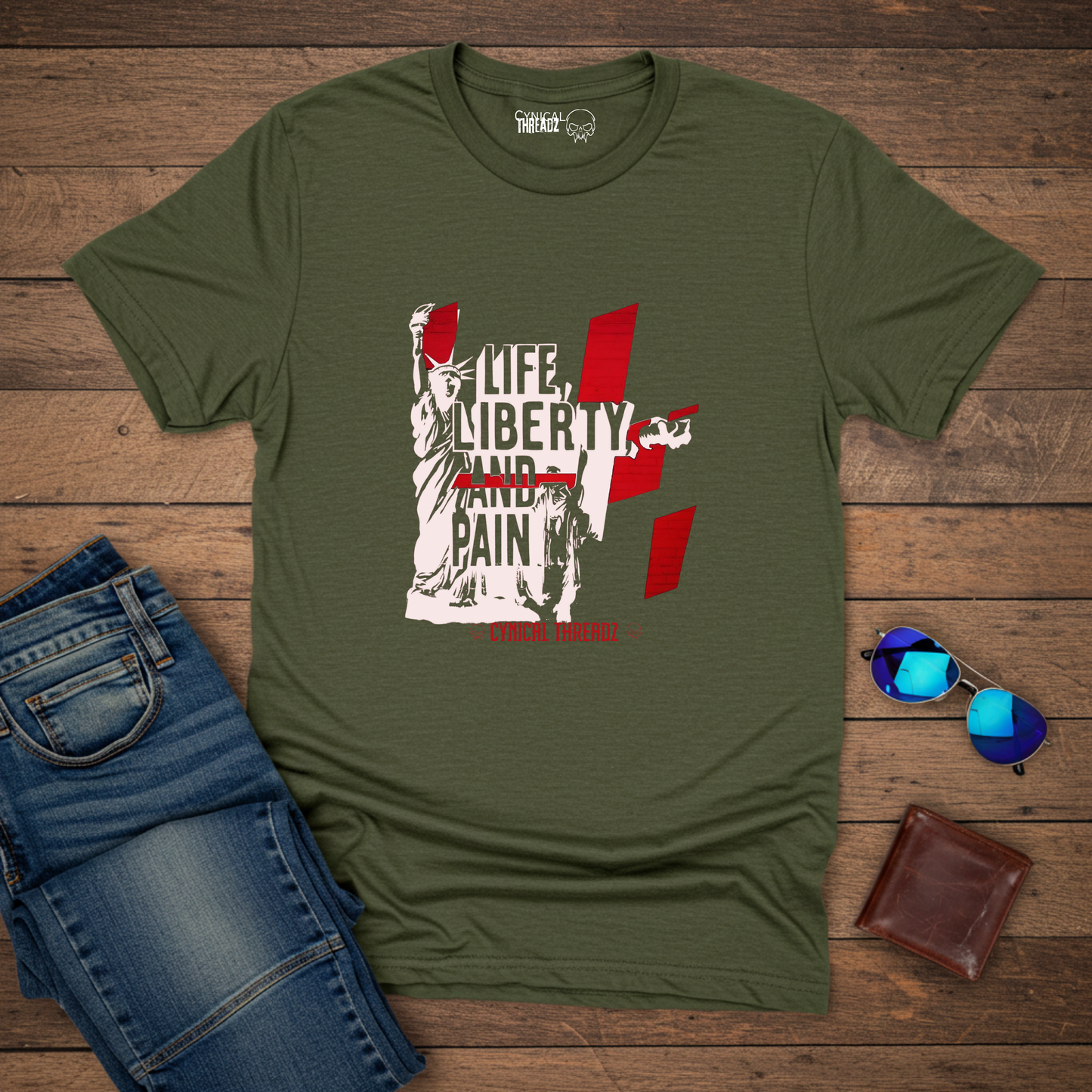 Life, Liberty and Pain Unisex T-Shirt