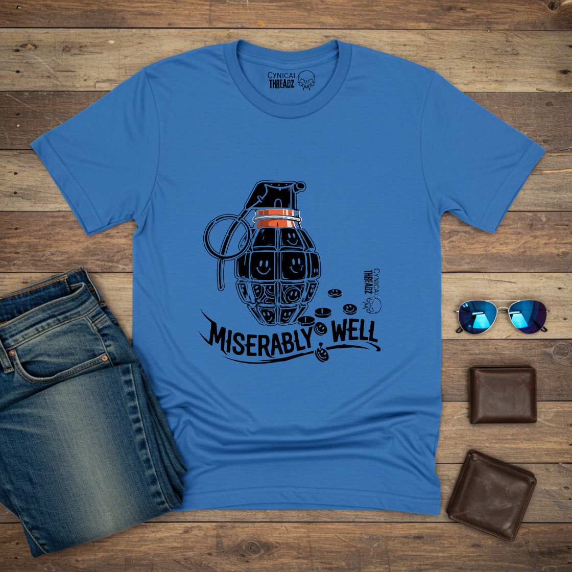 Grenade Design 'Miserably, Well' Unisex
