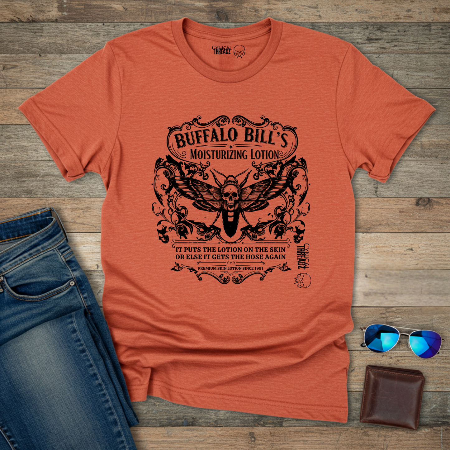 Moisturizing Lotion T-Shirt - Buffalo Bills Design