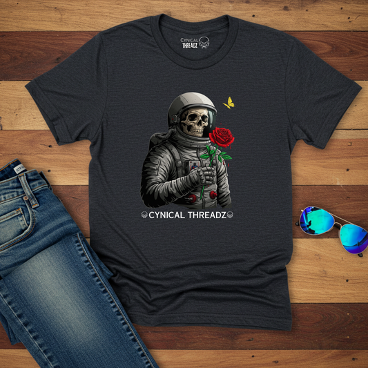 Astronaut with a Rose Softstyle T-Shirt