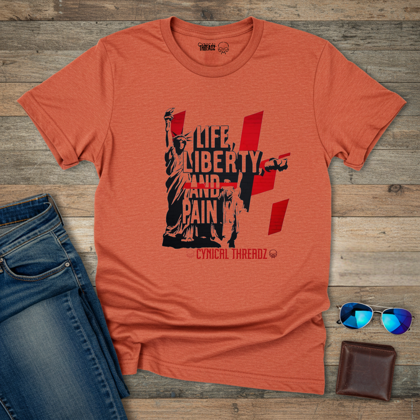 Life, Liberty and Pain Unisex T-Shirt