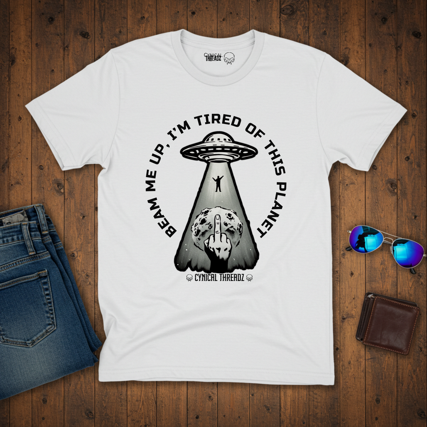 Graphic Tee Beam Me Up