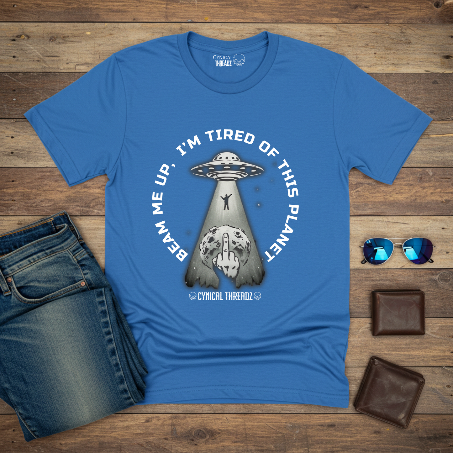 Graphic Tee Beam Me Up