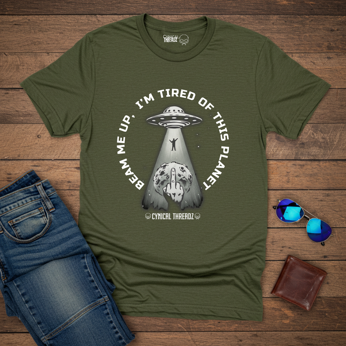 Graphic Tee Beam Me Up