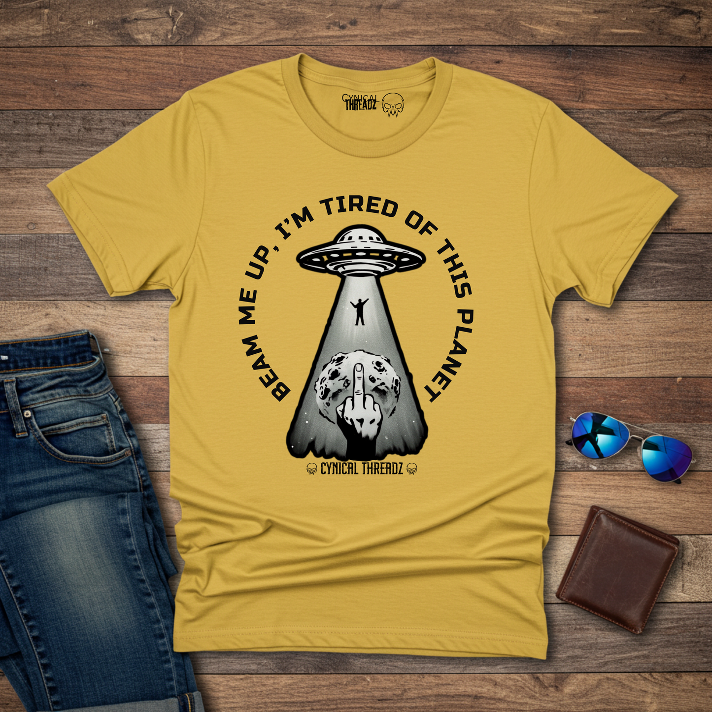 Graphic Tee Beam Me Up