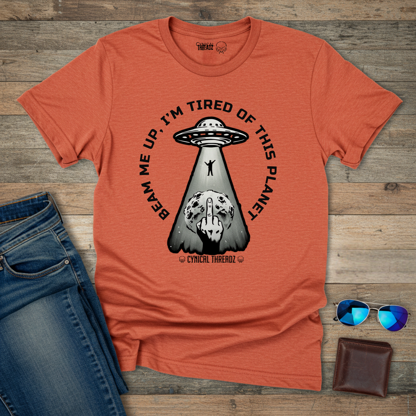 Graphic Tee Beam Me Up